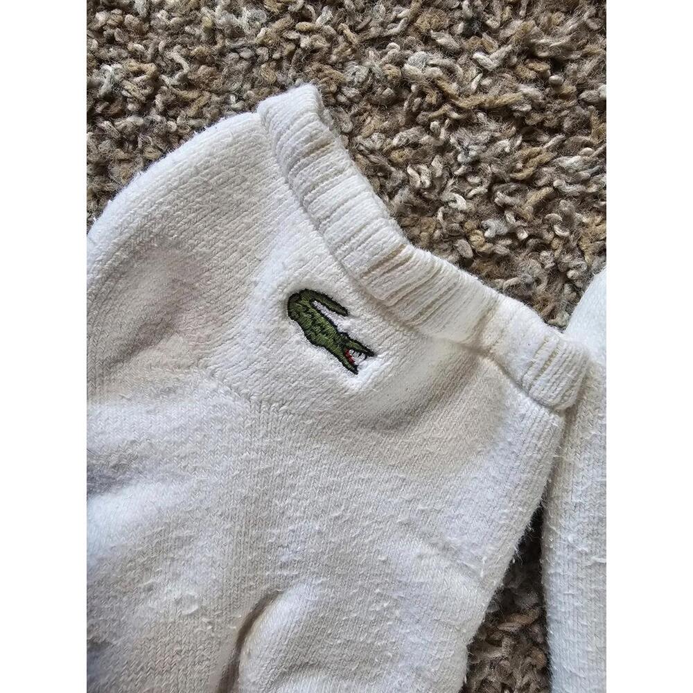 Lacoste Sport White Ankle Logo Socks Unisex SIZE UNKNOWN - Picture 3 of 5